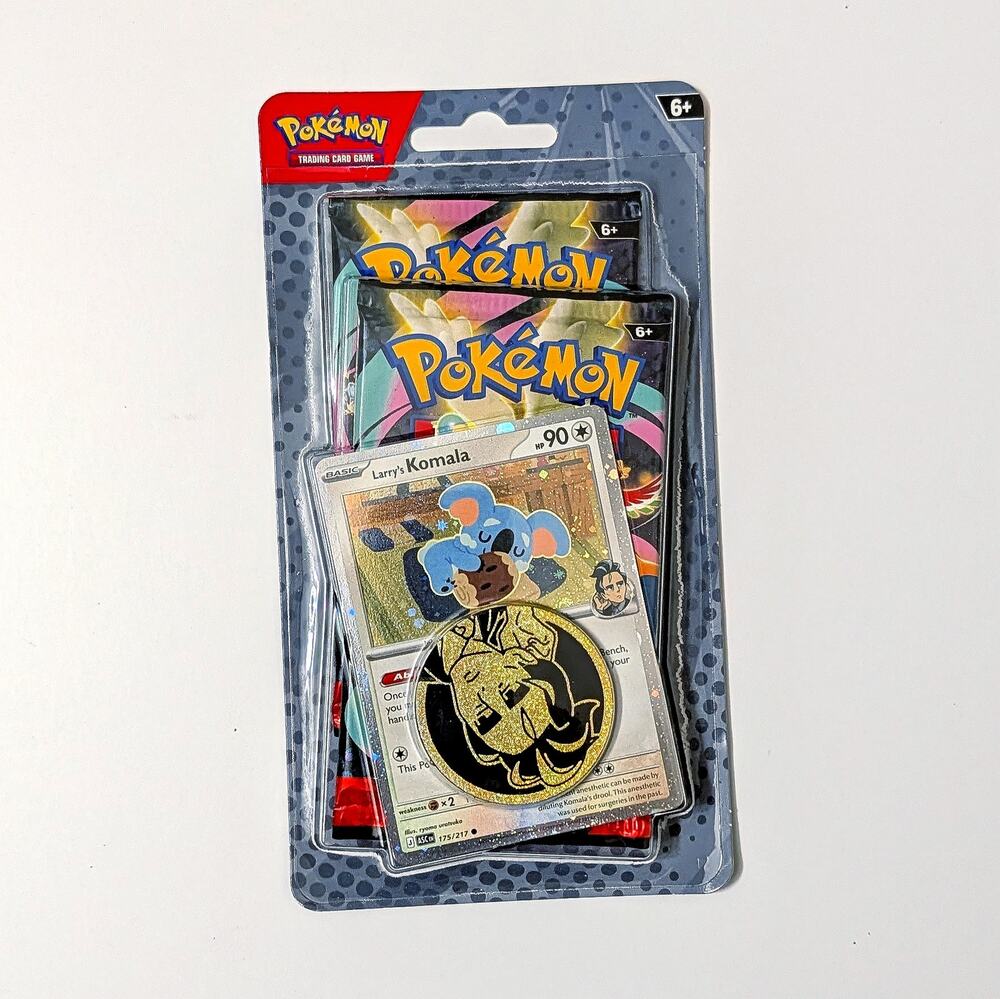 Pokémon TCG Ascended Heroes 2 Pack Blister Booster Larry's Komala NEW & SEALED
